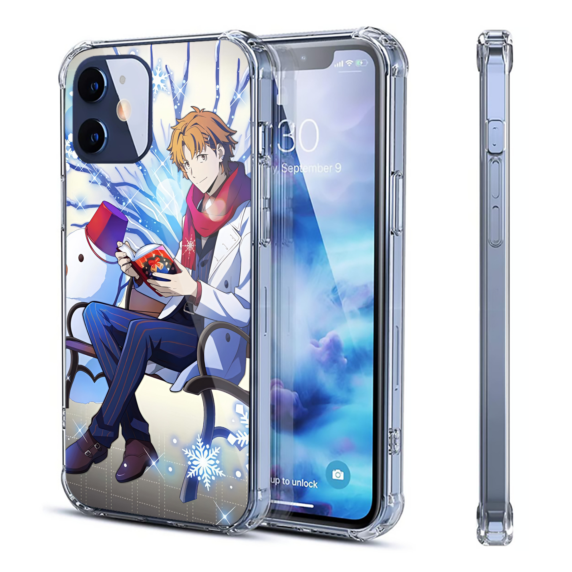 （画像用） 文豪ストレイドッグス Bungo Stray Dogs 【iPhone 12シリーズ対応】透明スマホケース（クリアソフトケース）